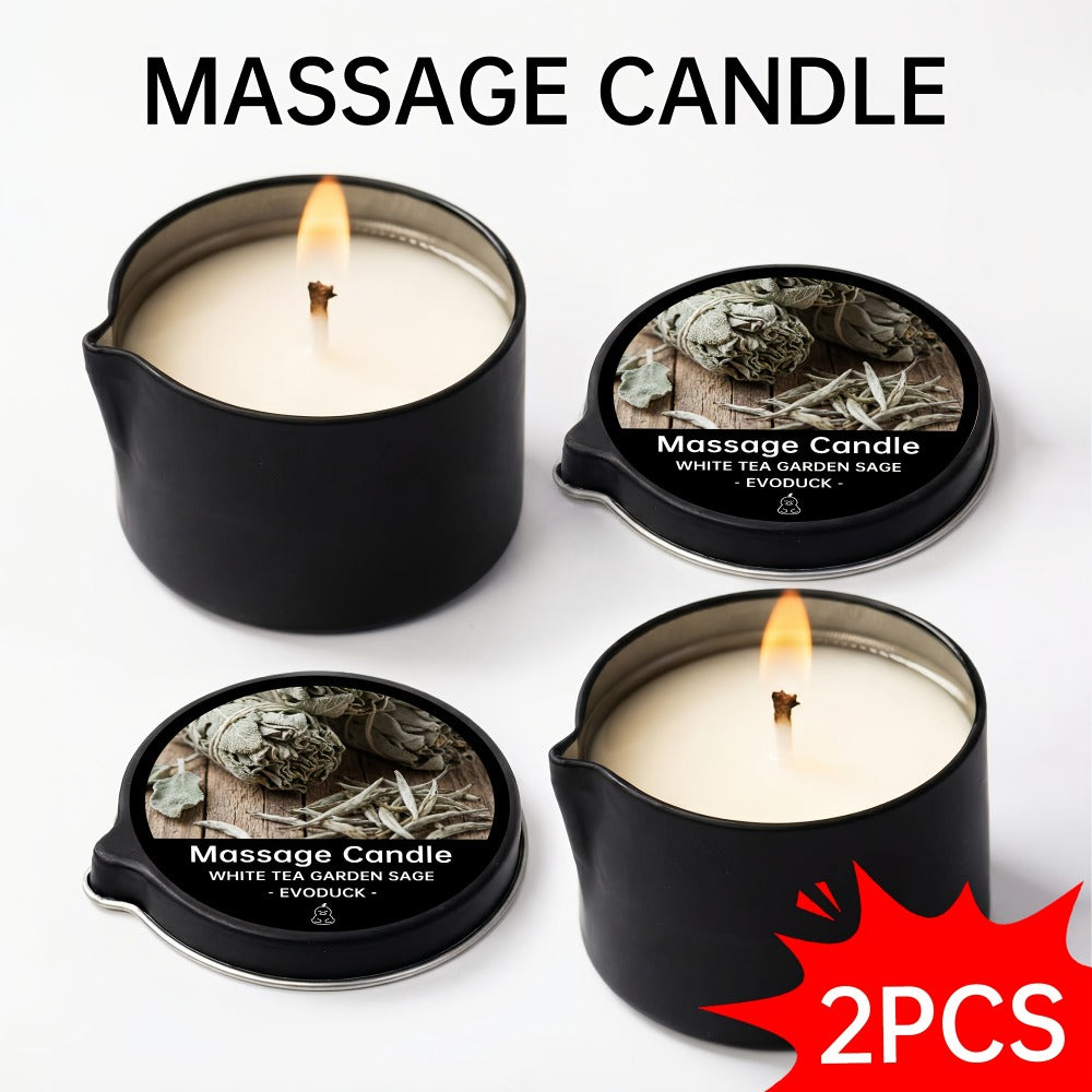 Luxury Soy Wax Candle 2-in-1 Massage Body Oil Essential Oil 20+ Scents 1pc 2pcs 6pcs Warm Moisturizing Lotion Spa Nail Salon Wedding Valentine Christmas Gift