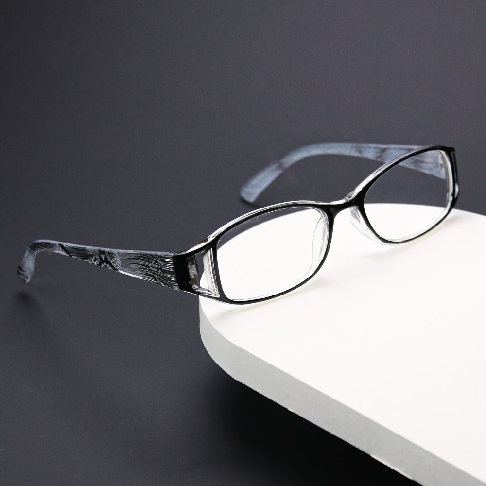 Womens Reading Glasses 16 Pack Elegant Square Full Frame High Definition Lenses 4 Colors Purple Blue Brown Black Comfortable Stylish Readers for Computer Book Reading Long Distance Magnification 1.0 to 4.0