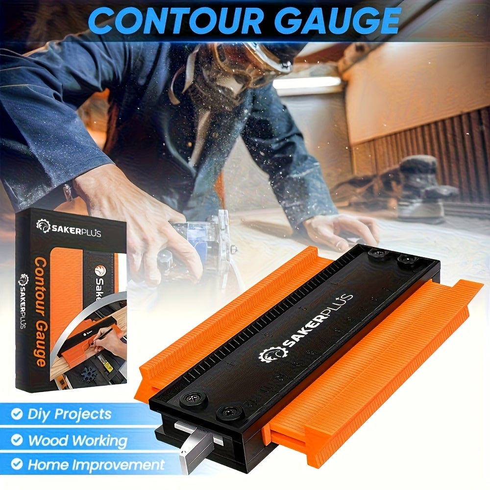 Contour Gauge Profile Tool with Lock ¨C 6 Inch & 11 Inch Shape Duplicator for Flooring, Tile, Woodworking, Carpet Cutting & Irregular Shape Tracing