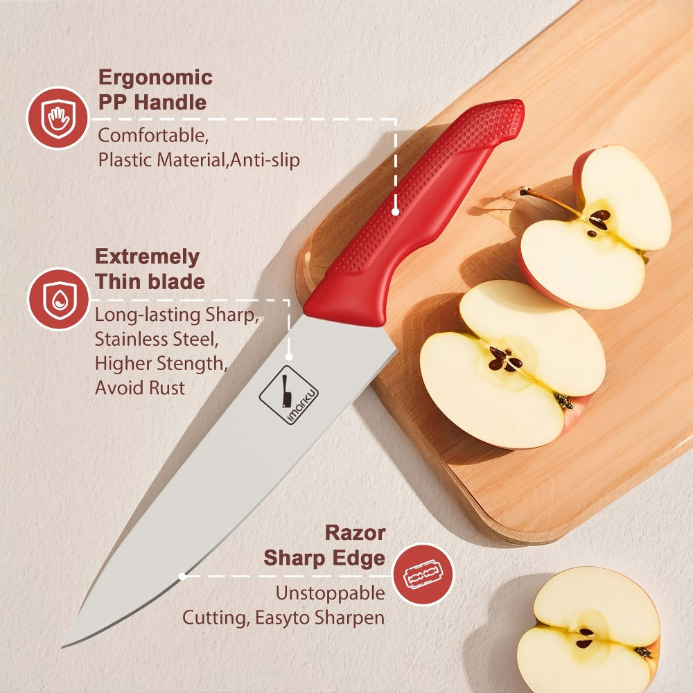 Kitchen Knife Set with Block 14pcs ¨C Japanese 420 Stainless Steel, Built-in Sharpener, Non-Slip Ergonomic Handle, Dishwasher Safe ¨C Professional Chef Knife Set for Home & Restaurant
