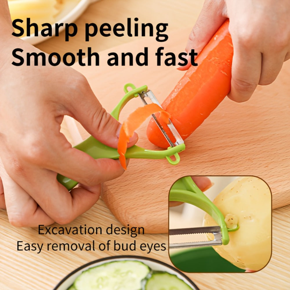 Vegetable Chopper 16-in-1 Heavy Duty Manual Food Processor with Container ¨C Onion Dicer, Potato Slicer, Garlic Mincer, Carrot Cutter, Multi-Function Kitchen Veggie Chopper for Tomato, Pepper, Cucumber