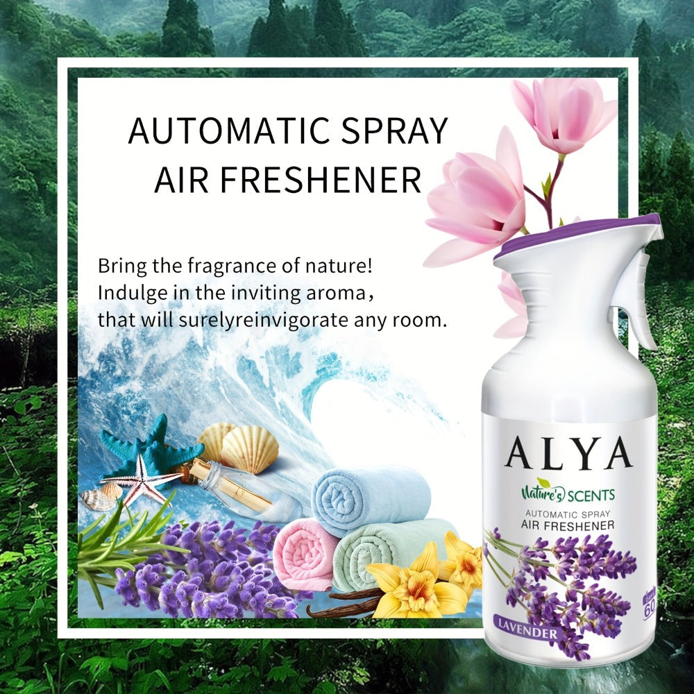 Aromatherapy Air Freshener Spray 8.45oz ¨C 6 Scents: Lavender, Magnolia, Mixed Berries, Ocean, Cool Linen & Vanilla, Multi-Purpose Odor-Fighting Room Spray for Car, Home, Office, Bathroom & Closet (1 or 3 Pack)