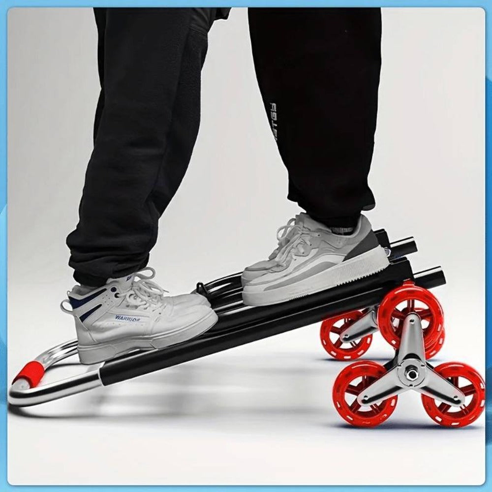 Folding Hand Truck Stair Climbing Wheels Heavy Duty 220 450 680 LBS Capacity Compact Collapsible Handcart Dolly for Home Warehouse Grocery Moving Office Material Handling