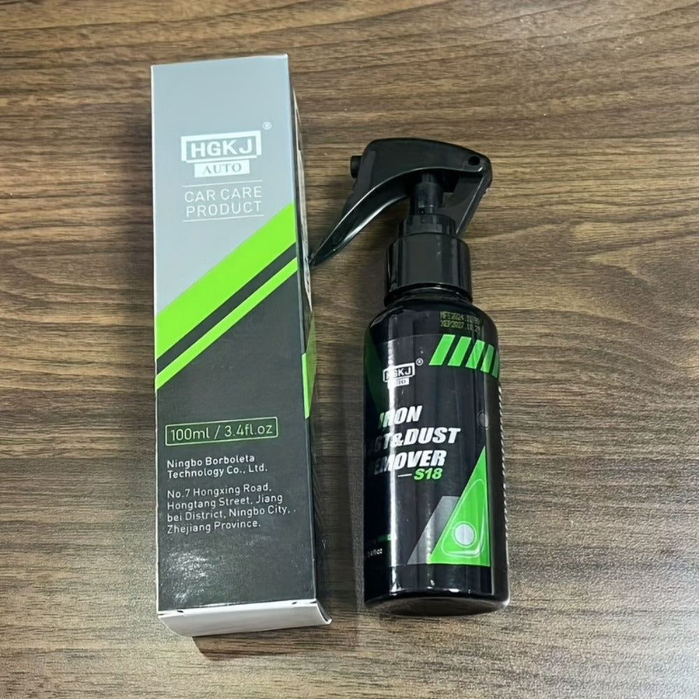 Rust Remover Spray Multi-Surface - Powerful Rust Dissolver for Car, Metal, Tile, Kitchen & Bathroom - Ammonia Formula Rust Prevention & Cleaning Tool