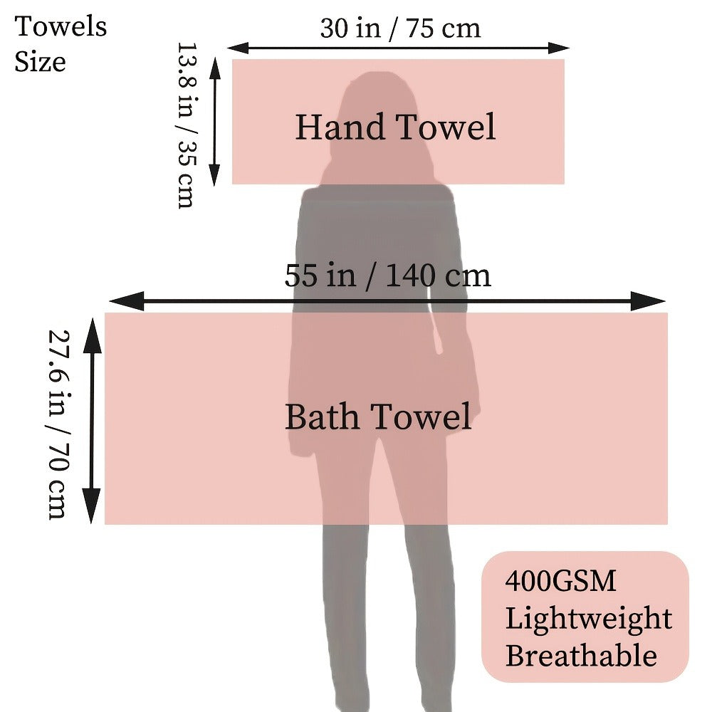 Bath Towel Set 2 Piece Cute Capybara Coral Fleece Super Soft Ultra Absorbent Quick Dry Face Towel and Bath Sheet for Spa Gym Hotel Guest Bathroom