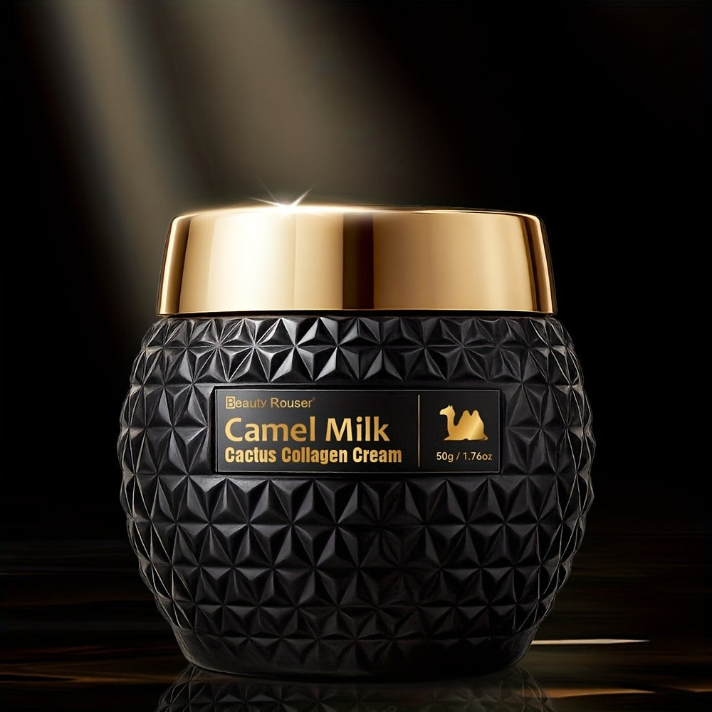 Camel Milk Cactus Collagen Face Cream 50g Hydrating Firming Moisturizer with Retinol Hyaluronic Acid Vitamin E Day Night Skincare All Skin Types