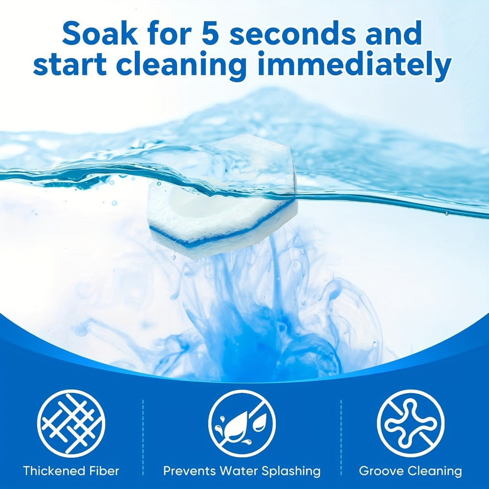 Toilet Wand Refills Compatible with Clorox ToiletWand, Disposable Microfiber Toilet Bowl Cleaner Refills, No-Touch Replacement Scrubbing Heads for Toilet Cleaning ¨C 40 & 80 Count (Handle Not Included)