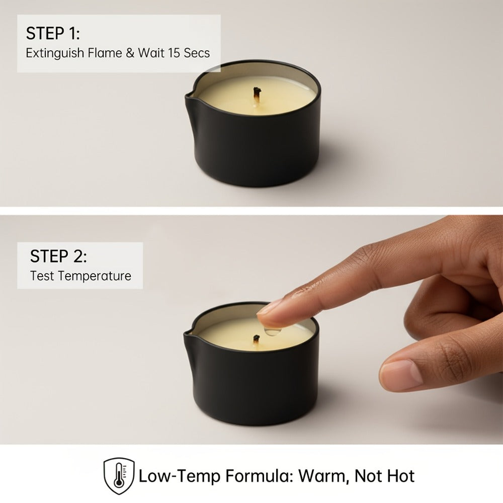 Luxury Soy Wax Candle 2-in-1 Massage Body Oil Essential Oil 20+ Scents 1pc 2pcs 6pcs Warm Moisturizing Lotion Spa Nail Salon Wedding Valentine Christmas Gift