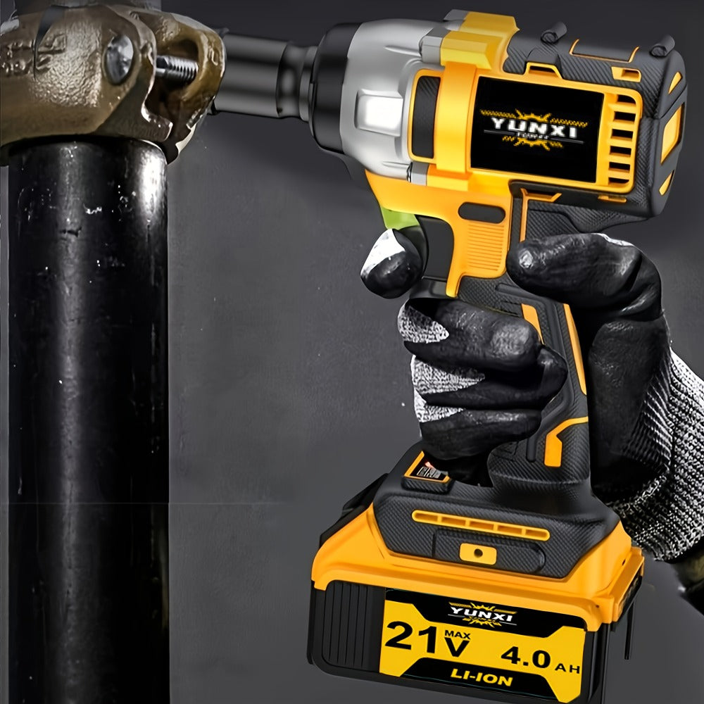 21V Cordless Drill Brushless Impact Wrench Multifunctional ¨C Lithium Battery, Quick Charger, Variable Speed, Tighten Screws & Bolts, Compact Power Tool for Home, Car Repair & DIY ¨C Multiple Battery & Bundle Configurations