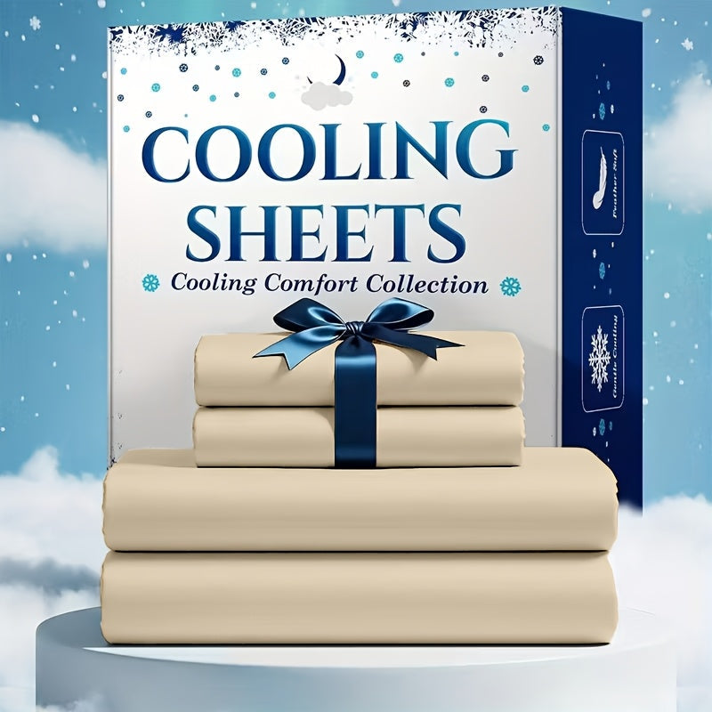 Bed Sheet Set Soft Breathable Cooling Microfiber Fitted & Flat Sheets with Deep Pockets ¨C Wrinkle Free Hotel Luxury Bedding in Multiple Colors & Sizes
