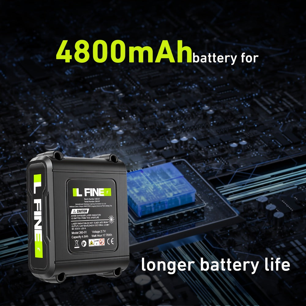 4D Laser Level 16 Line Self Leveling High Precision Cross Line Laser for Construction Renovation Tiling Flooring Alignment Fast Charging with Tripod Options