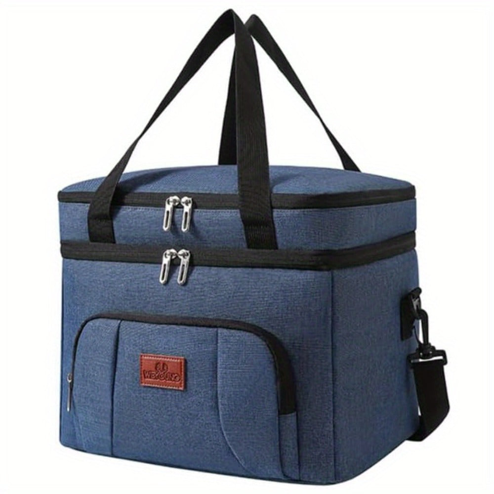 Insulated Lunch Bag Oxford Cloth Portable Food Bag Multipurpose Thermal Snack Bag for Work School Picnic Travel