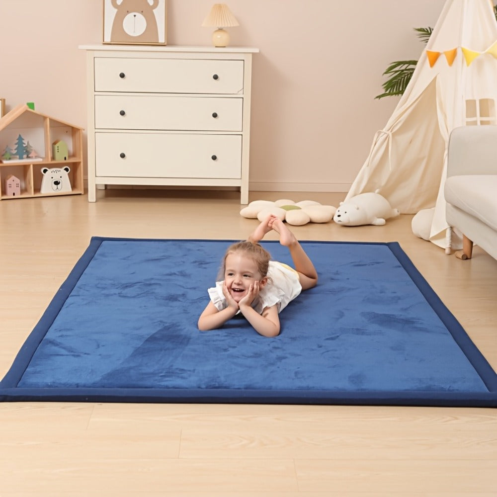 Memory Foam Area Rug Tatami Mat Non-Slip Coral Velvet Floor Mat for Living Room Bedroom Kids Playroom Yoga ¡ª Multiple Sizes & Colors