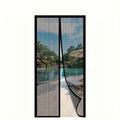 Magnetic Screen Door with Heavy Duty Metal Frame ¨C Self-Closing Mesh Door Curtain, Insect-Proof Bug Screen with Frame Shackle, Easy Install for Indoor & Outdoor Doorways, Pet & Kid Friendly