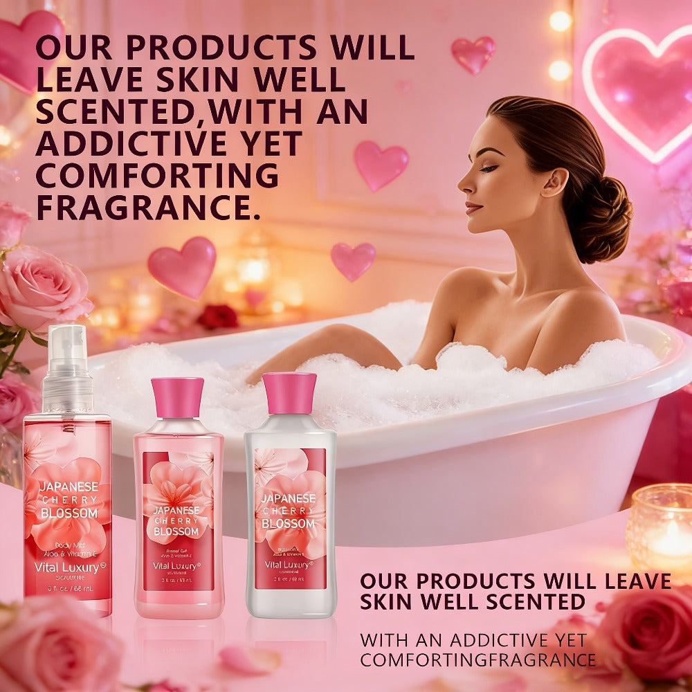 Vanilla Bath & Body Care Gift Set for Women ¨C Shower Gel 3oz + Body Lotion 3oz + Body Mist 3oz | Moisturizing, Refreshing & Deodorizing Spa Gift for Mom, Wife, Sister or Girlfriend