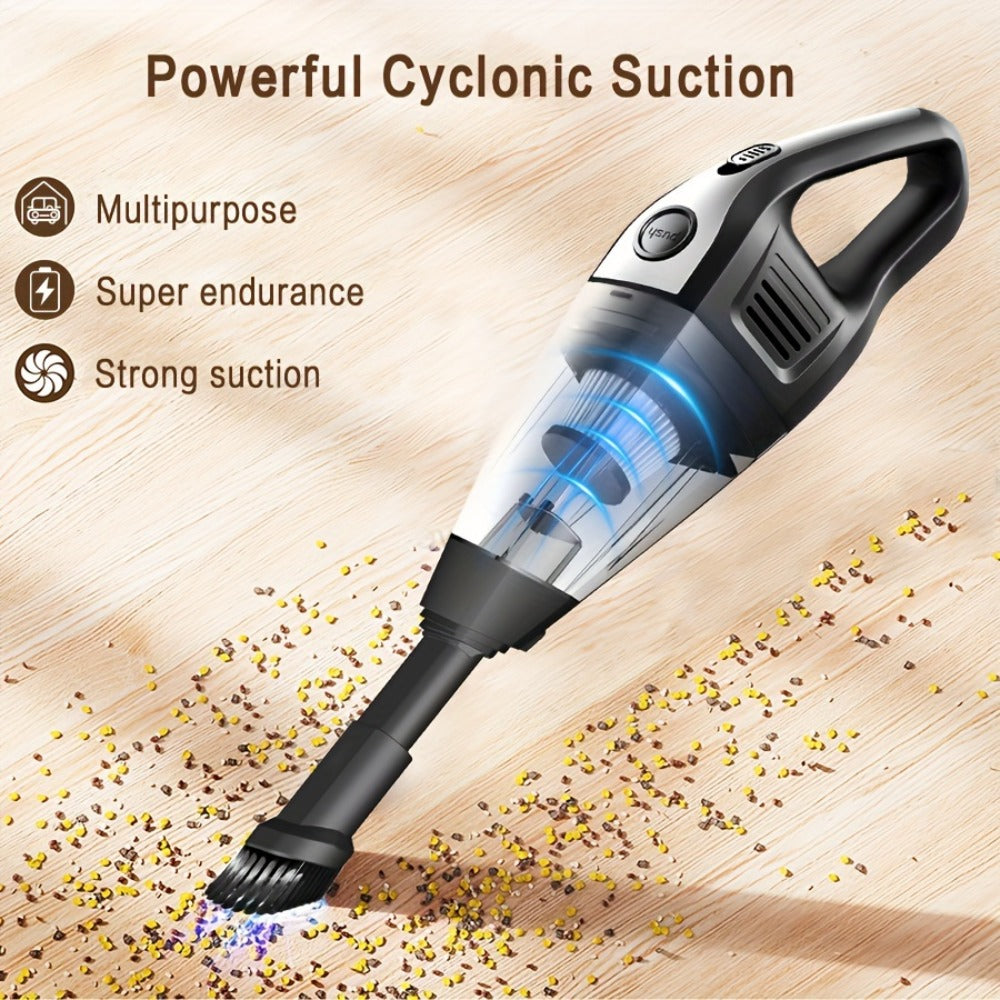 High Power Cordless Vacuum Cleaner for Carpet, Pet Hair & Hard Floors - Wireless Lightweight Household Vacuum with Strong Suction for Home, Car, RV & Kitchen, Ultra-Light Deep Cleaning, Multiple Colors