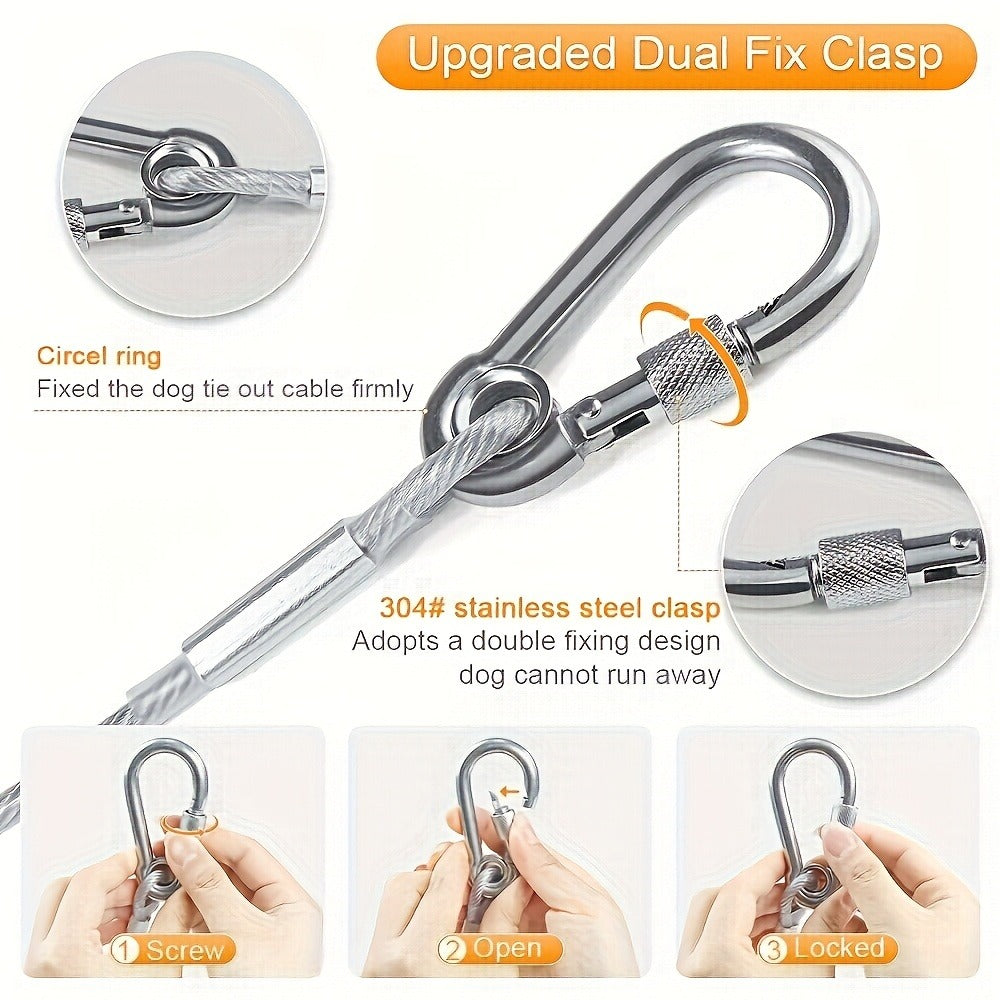 Retractable Clothesline Stainless Steel - Portable Indoor Outdoor Laundry Line for Apartment, Dorm & Camping, Anti-Rust Durable Clothes Drying Rope, Space Saving Laundry Solution | 9M & 15M Options