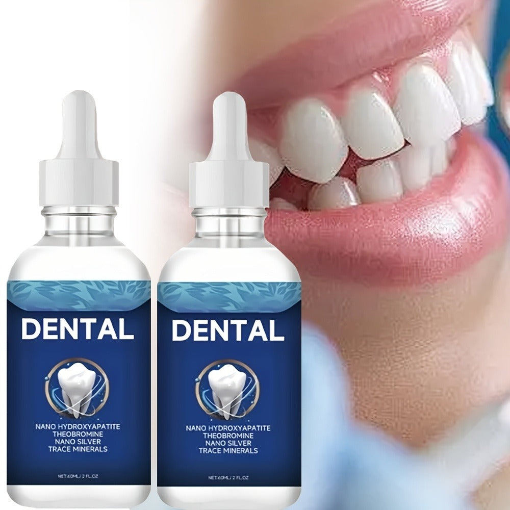 Oral Care Drops with Hydroxyapatite ¨C True Tooth Care Solution for Cavity Protection, Enamel Strengthening & Sensitive Teeth, Daily Gum Health & Fresh Breath Formula, 2.03oz ¨C Ideal Gift