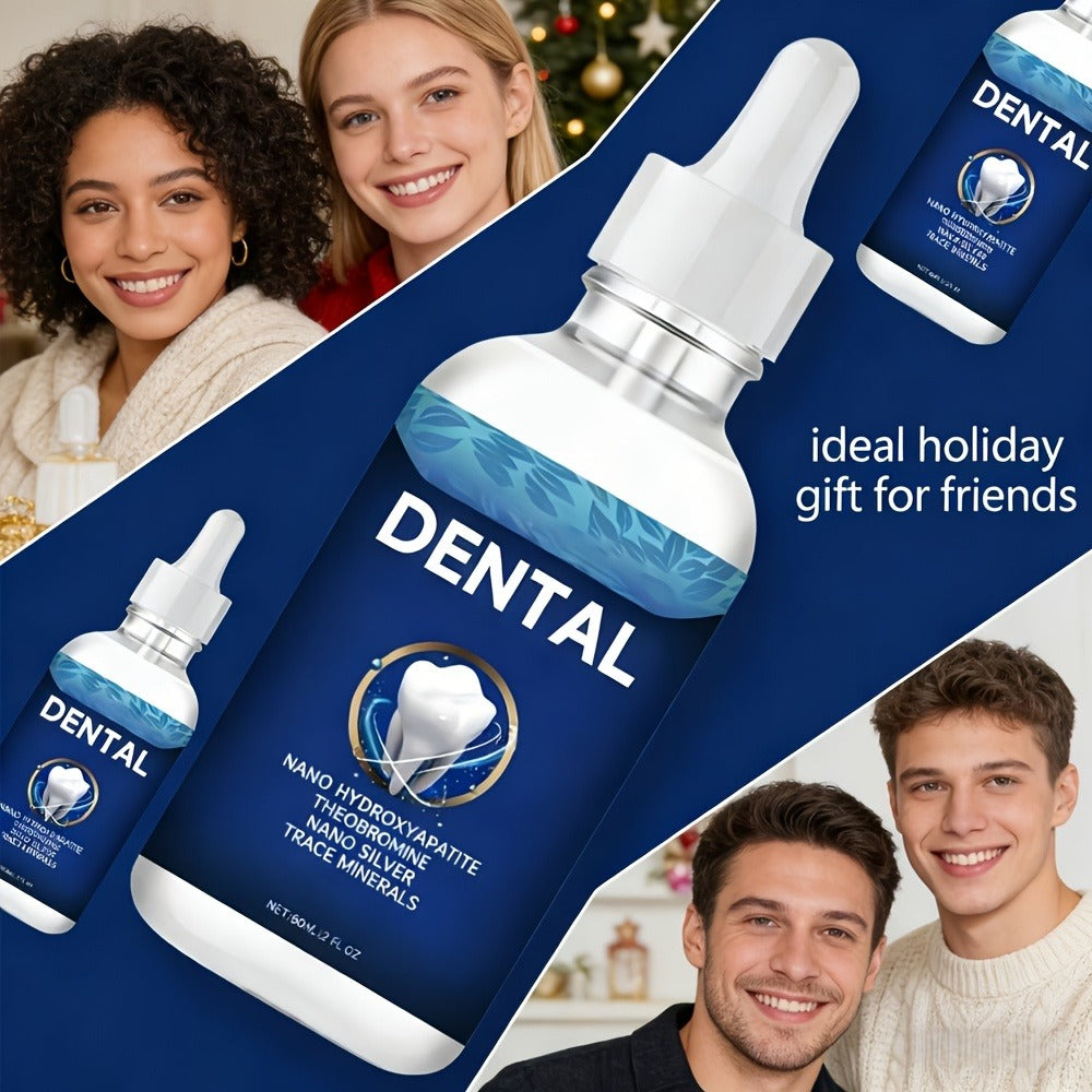 Oral Care Drops with Hydroxyapatite ¨C True Tooth Care Solution for Cavity Protection, Enamel Strengthening & Sensitive Teeth, Daily Gum Health & Fresh Breath Formula, 2.03oz ¨C Ideal Gift