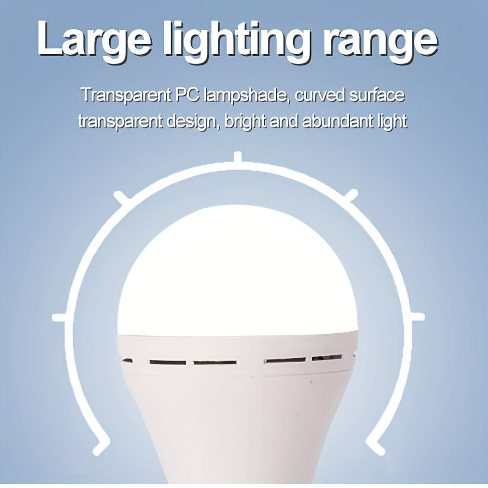 Emergency Light Bulb for Power Outages 2000mAh Rechargeable LED 6000K with Backup Battery ¨C Auto-On Failure Detection, Hangable Emergency Lighting for Home Camping Power Failure, 4 8 12 Pack