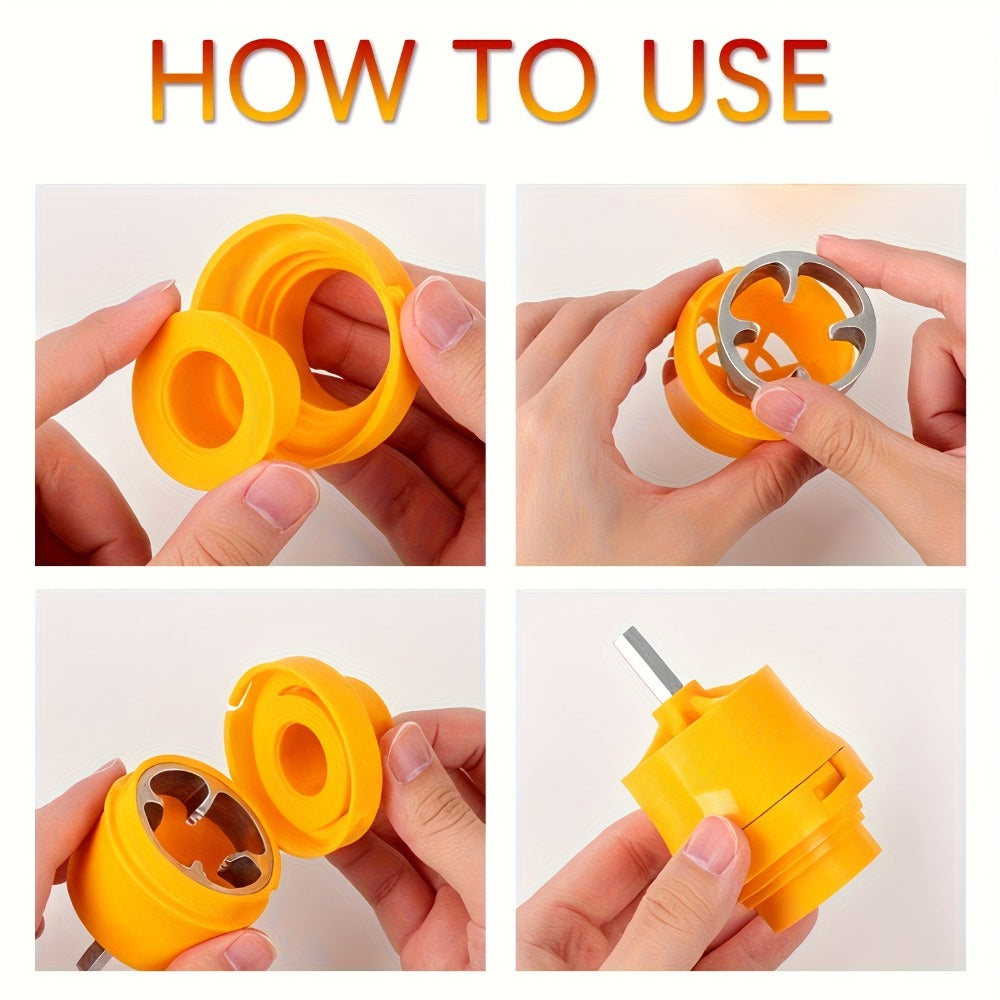 Pipe Threading Set 9 & 13-Piece ¨C Power Drill Water Pipe Thread Dies for 1/2¡±, 3/4¡± & 1¡± Inside & Outside Threading, Professional Plumbing Pipe Threader Tool Kit