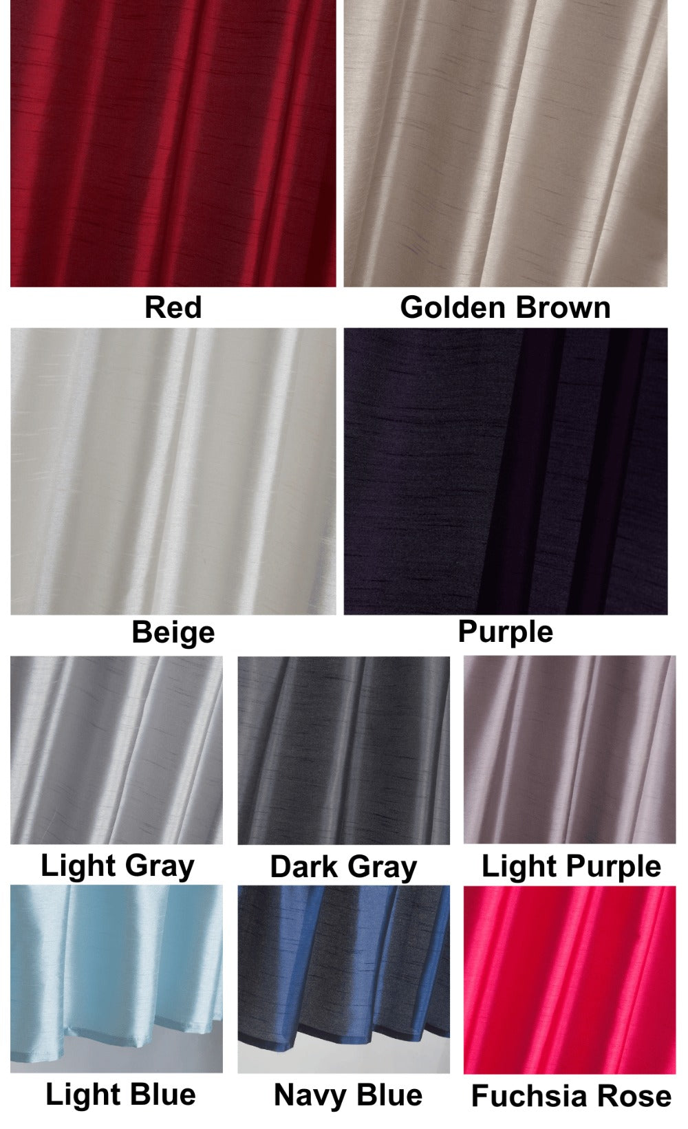 Kitchen Curtains 3 Panels Faux Silk Sheer Tier and Valance Set Rod Pocket 2 Tiers 26x36 inch + Valance 52x14 inch for Kitchen Bathroom Window Drapes