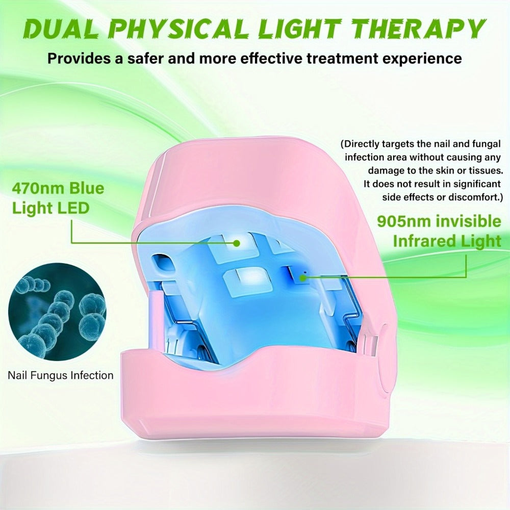 Nail Fungus Laser Treatment Device ¨C FDA Cleared Anti-Fungal Laser for Toenail & Fingernail Fungal Infections, 7-Minute Home Treatment