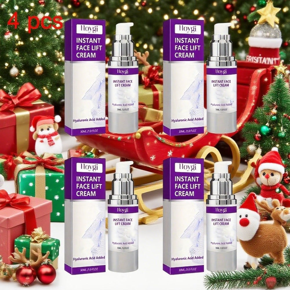 Instant Face Lift Cream 4 Pack 30ml Alcohol Free 24-Hour Hydration Moisturizing Skin Tightening Anti-Aging Face Cream Lasting Hydration for All Skin Types Daily Skincare