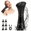 Electric Ear Irrigation Kit Upgraded 4-Speed Dual Tank Design ¨C 6 Tips Hydraulic Ear Wax Removal with Water Temp Sensor, Visual Waste Tank, USB Rechargeable, Nozzle Belt, Safe Home Ear Cleaner