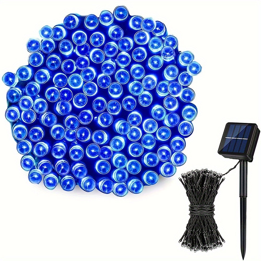 Solar LED Fairy String Lights IP65 Waterproof ¨C 40FT or 80FT with 8 Lighting Modes for Independence Day, Christmas, Wedding, Garden & Yard ¨C White, Warm White, Multi Color, Purple, Orange & Blue
