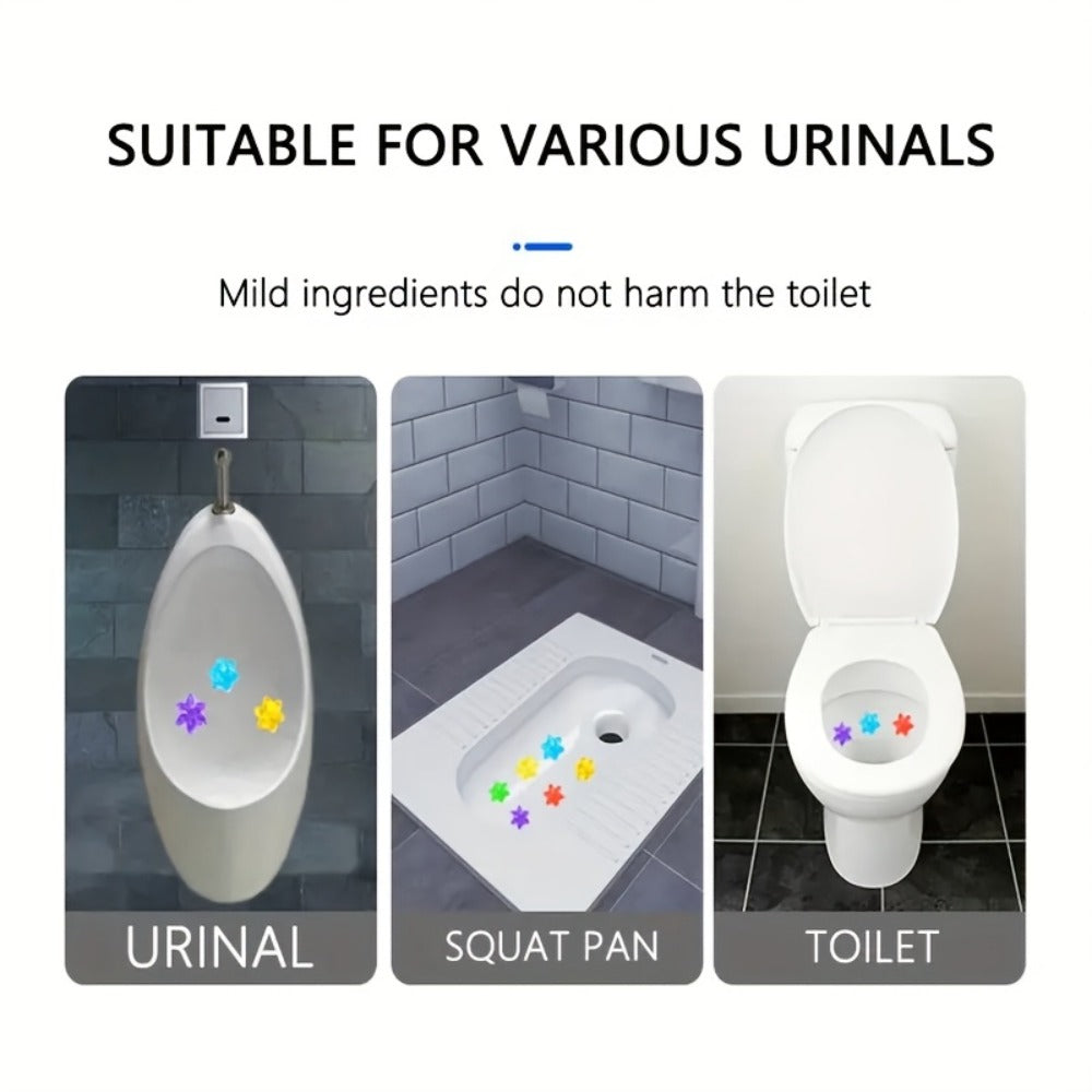 Toilet Cleaning Gel Stamp with Dispenser, Toilet Bowl Freshener & Cleaner Gel Stamps Prevent Scale & Toilet Ring, 6 Scents ¨C Ocean, Lavender, Floral, Peach, Lemon, Pine ¨C 4 Pcs or 8 Pcs Pack