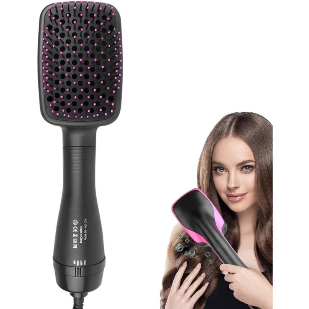 3-in-1 Hot Air Brush Hair Dryer Straightener Comb | Ionic Blow Dryer Brush with Negative Ion Frizz Control, Anti-Scald, Wet & Dry Use ¨C Salon Styler for All Hair Types, 110V