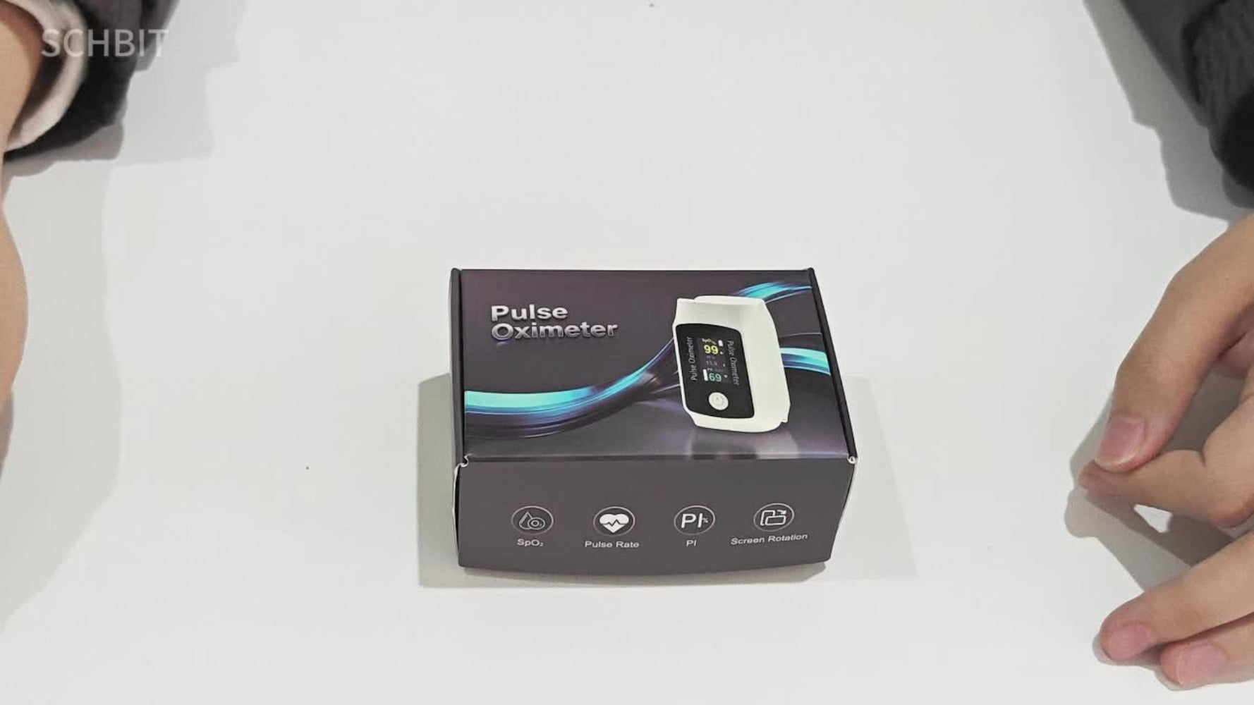 Fingertip Pulse Oximeter 2-in-1 with Blood Pressure Monitor | Real-Time Heart Rate & SpO2 Tracking via Bluetooth App | Compact Digital Oxygen Meter with Perfusion Index | BM1000B Sporting & Aviation Use