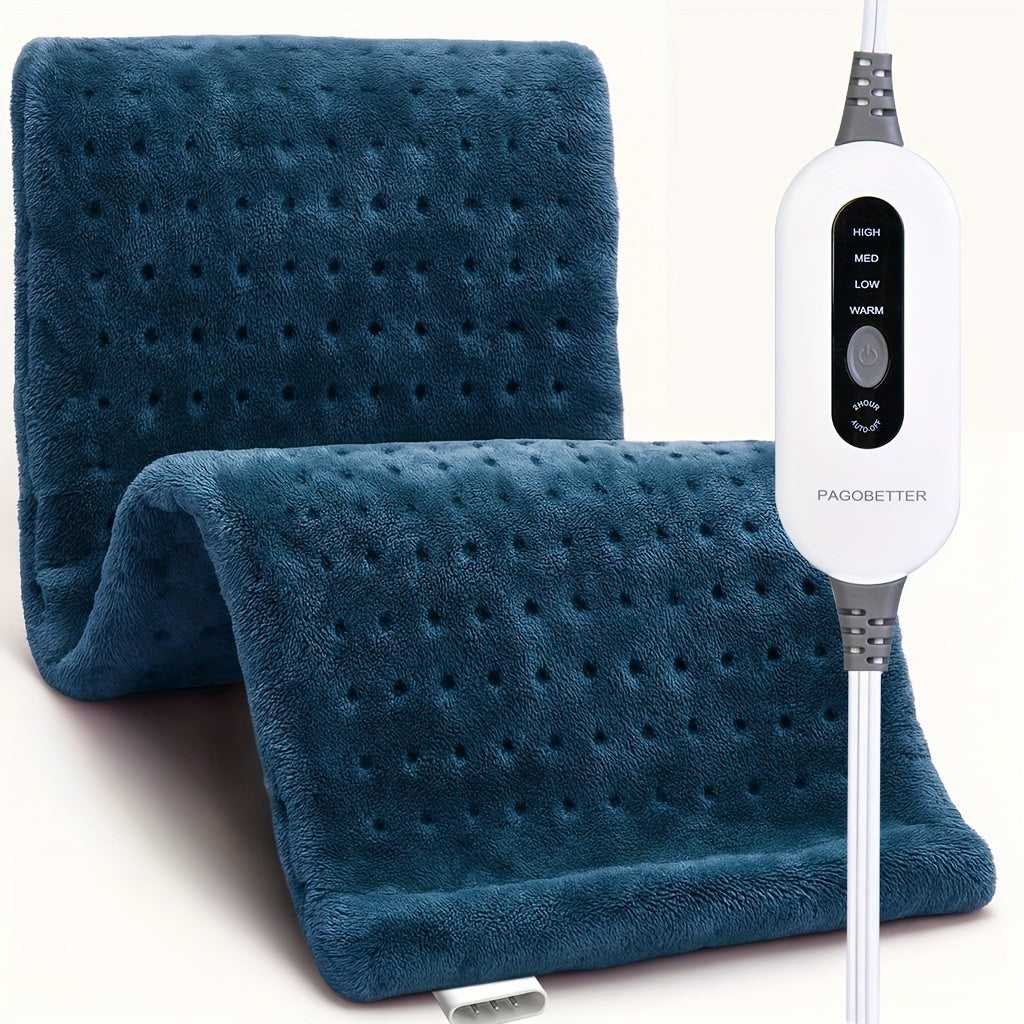 Heating Pad for Back & Neck Pain Relief ¨C Ultra Soft Flannel, Fast Heating, Dry & Moist Heat, Auto Shut-Off, Machine Washable (Small 12x15in / Standard 12x24in / Large 17x33in)