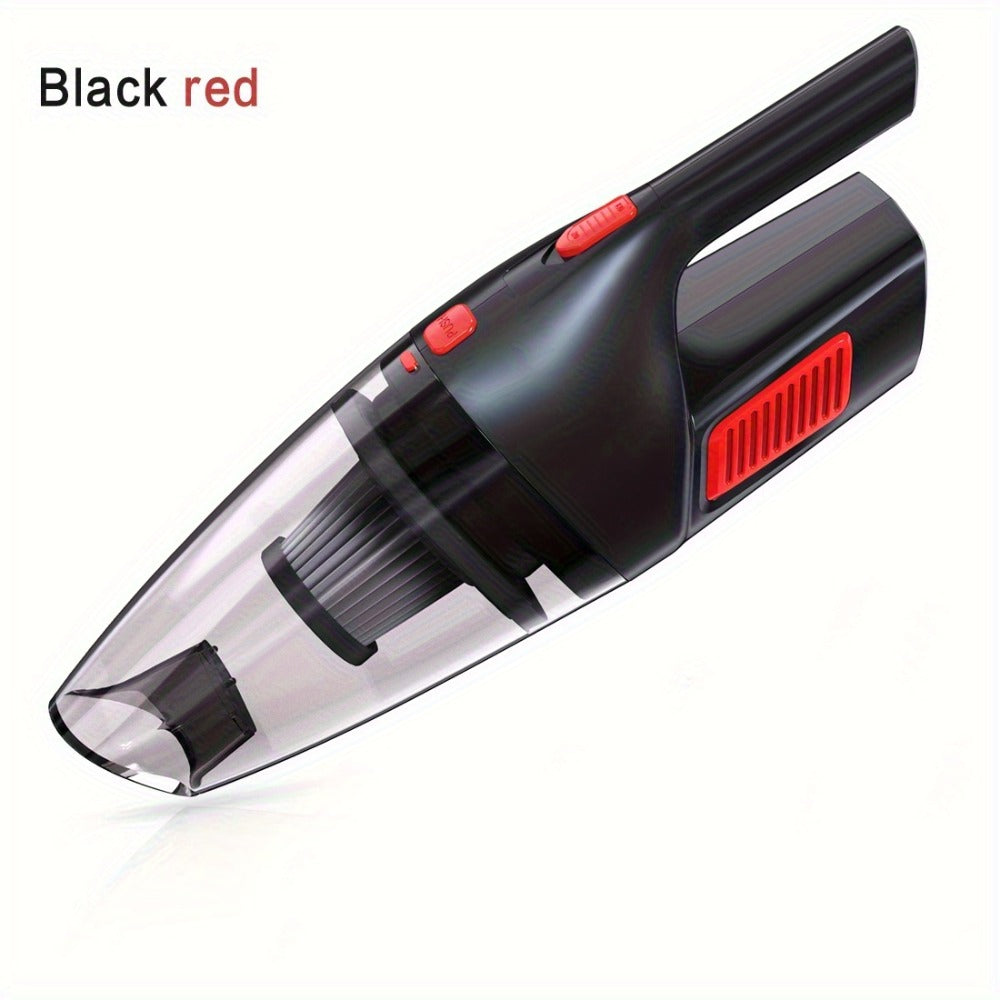 Handheld Vacuum Cleaner Cordless 200W Powerful Suction Lightweight Portable with Low Noise 40dB Crevice Tool Easy Empty Dustbin for Car Home Office Carpet Hard Floor (Black Red Black Purple)