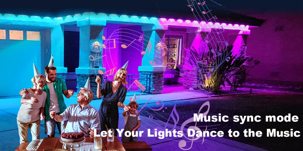 Permanent Outdoor Lights RGB LED Eave Lights with App & Remote Control, IP67 Waterproof, Music Sync, Timer, Triangular Lens Effect, for Christmas Halloween Holiday Everyday Accent Lighting ¨C 15ft to 500ft