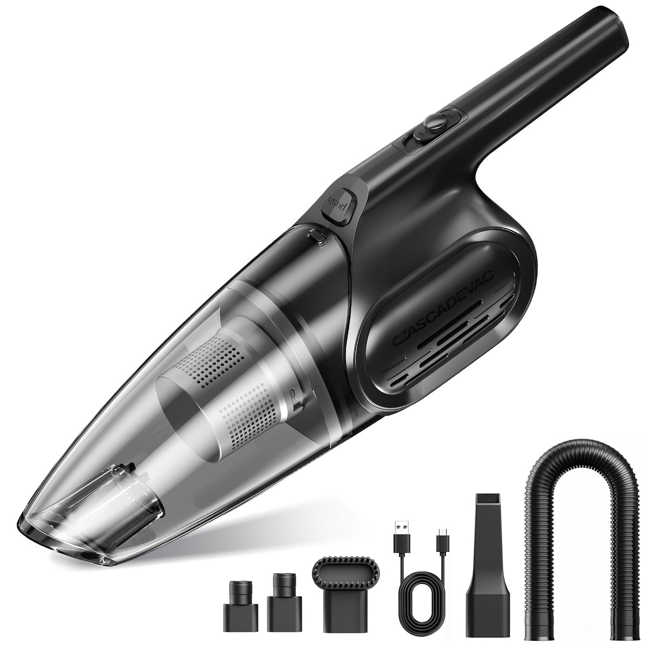 Handheld Vacuum Cleaner Cordless 6000PA Powerful Suction | Dual Filtration Low Noise Portable Mini Vacuum for Car Interior Pet Hair Kitchen Home Desk | Lightweight Compact Hand Vacuum | Multiple Colors