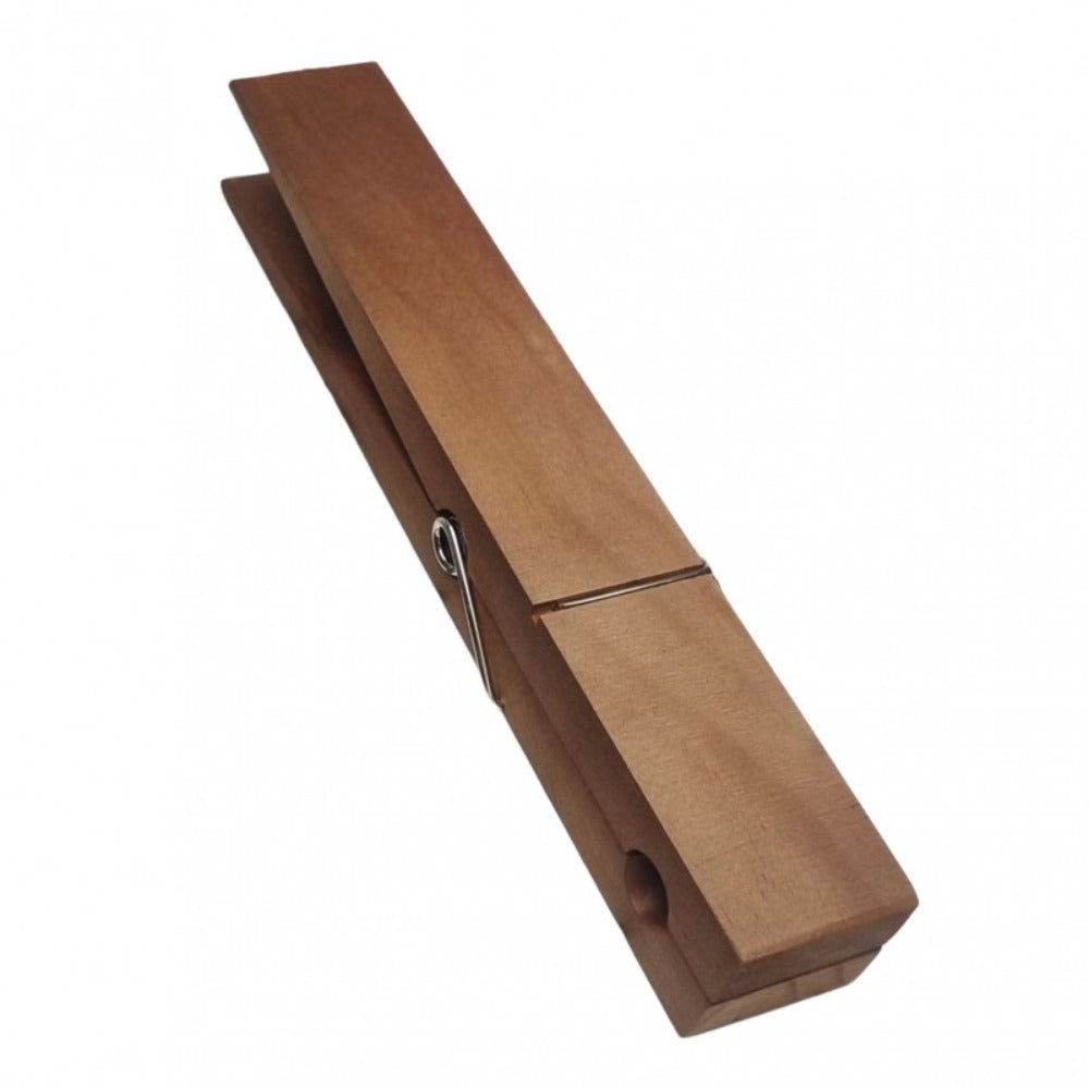 Wooden Clothespins Heavy Duty Laundry Clips - Oversized Clothes Pins for Bathroom, Kitchen & Outdoor Drying, Rust-Resistant Wood Towel Clip