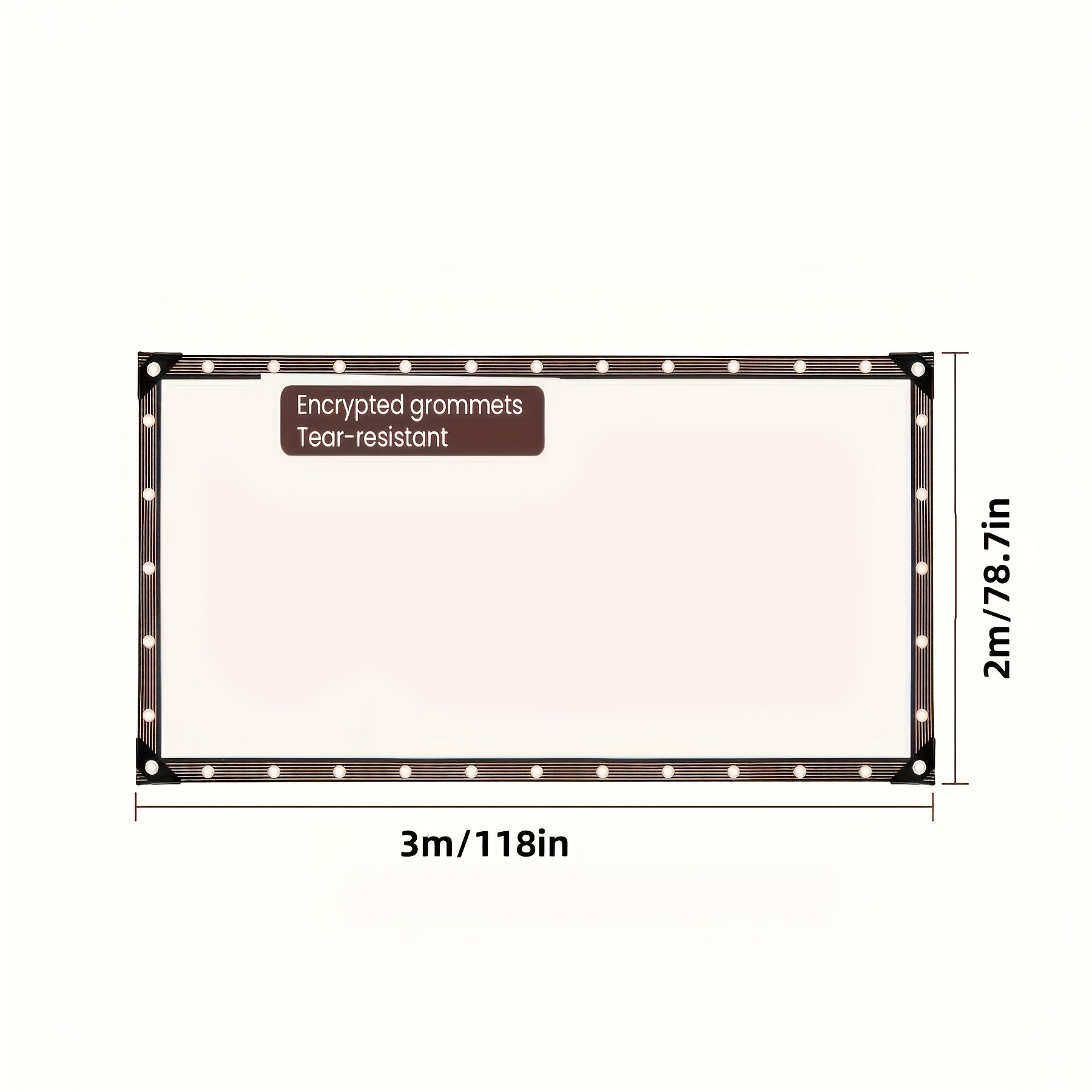 Clear Waterproof Tarp Heavy Duty Thickened Outdoor Cover with Sealed Edges, Transparent Rain Tarp for Patio, Porch Awning, Chicken Coop, Camping & Greenhouse, Multiple Sizes Available