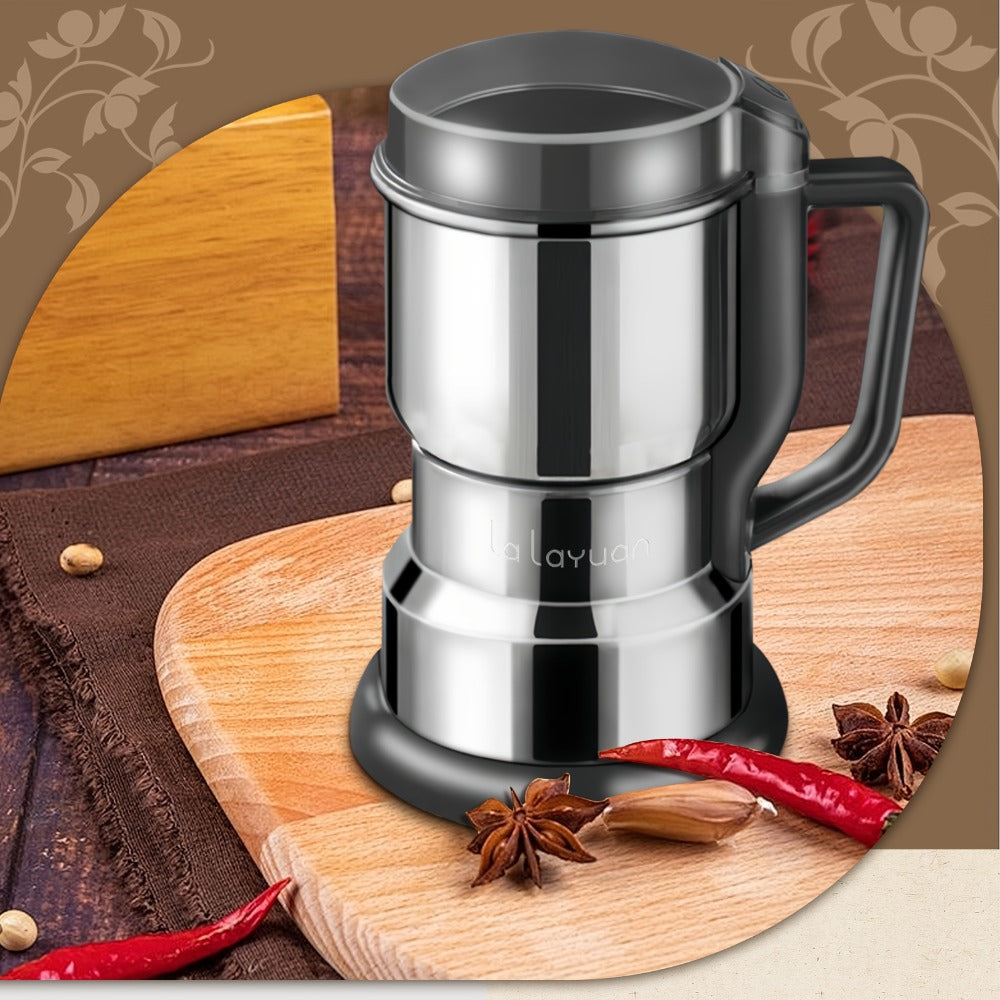 Coffee Bean Grinder 300W 8-Blade Stainless Steel 400g 14oz Large Capacity Up to 36 Cups 10-Second Fast Grinding Spice Grain Nut Dry Food Processor One-Touch Button