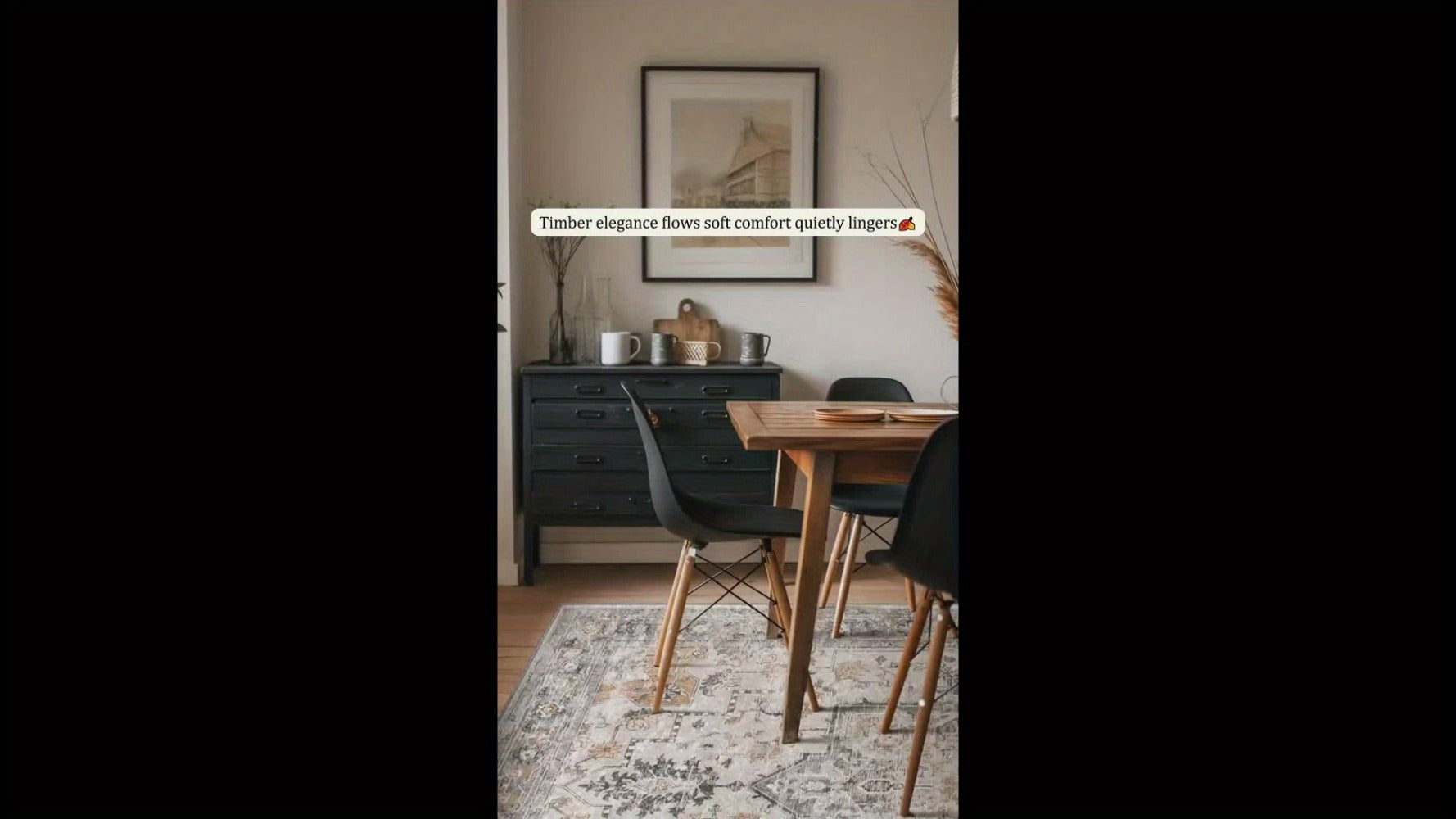 Vintage Chenille Area Rug Non-Slip Machine Washable ¨C Retro Print Lightweight Carpet for Living Room, Bedroom, Dining Area & Home Office ¨C Light Taupe Brown, 8 Sizes