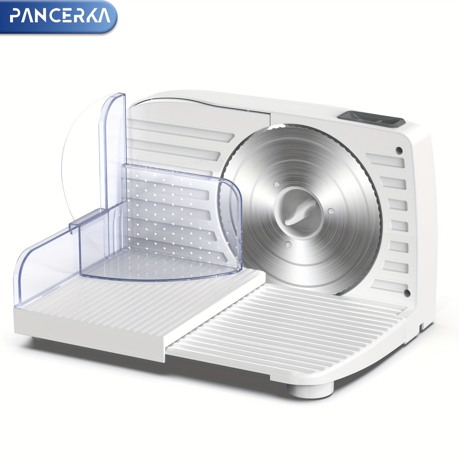 Electric Meat Slicer 0-15mm Adjustable Thickness ¨C Home & Commercial Deli Food Cutter for Meat, Vegetables, Fruits, Bread & Lamb, Stainless Steel Blade, Easy to Clean Kitchen Slicing Machine