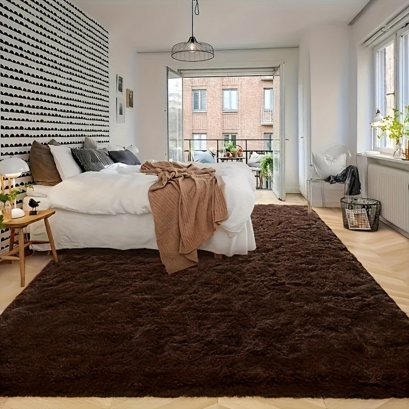 Fluffy Area Rug Large Soft Shag Carpet for Living Room Bedroom ¨C Non-Slip Ultra Thick Plush Floor Mat, Multiple Sizes & Colors, Home Decor