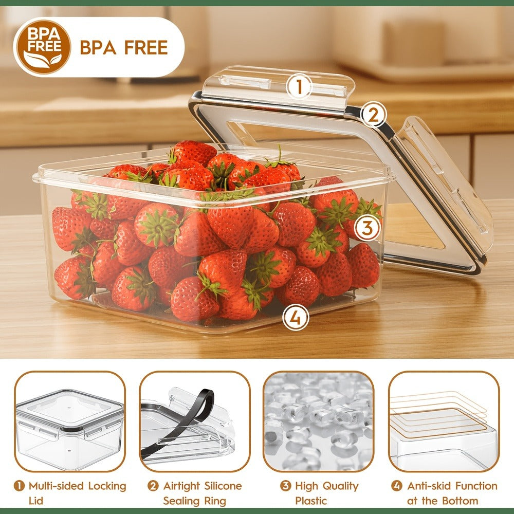 Food Storage Containers with Flip Top Lids - Leak Proof Microwave and Dishwasher Safe Plastic Lunch Boxes for Pantry Travel and Outdoor Use, Large Capacity Sets of 28, 44 or 54 Pieces with Labels and Marker Included