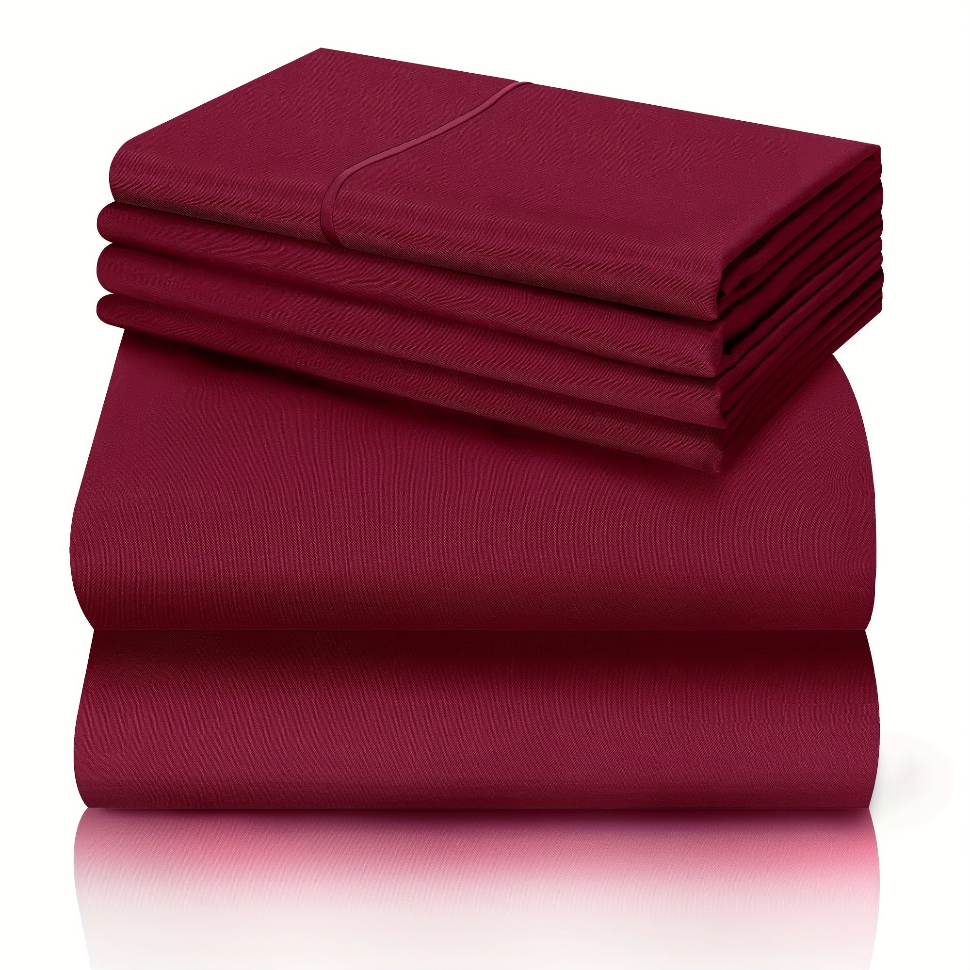 California King Sheet Set 6-Piece Breathable Cooling Bed Sheets Ultra-Soft Hotel Luxury Microfiber 18 Inch Deep Pocket Wrinkle Fade Resistant Flat Sheet Fitted Sheet 4 Pillowcases Multiple Colors