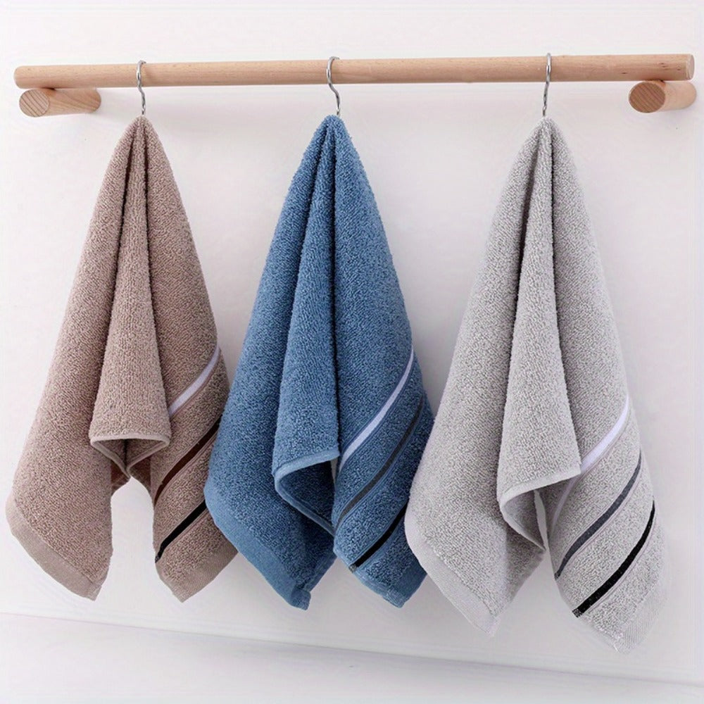Washcloths 2 Pack Premium Soft Absorbent 102GSM Knit Fabric Face Towels Quick Dry Multipurpose Bath Washcloths for Body Face Kitchen Random Color Holiday Gift