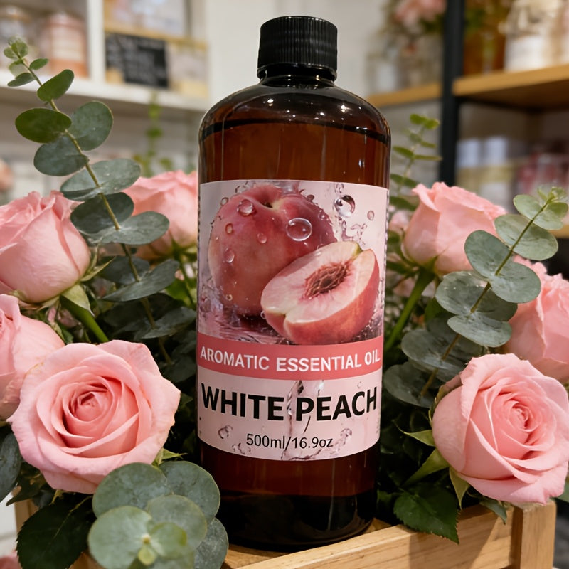 Premium Aromatic Oil Rose White Peach Ocean Sandalwood Woody Cologne Long-Lasting Fragrance for Diffuser Air Purifier Bedroom Living Room Car Odor Eliminator