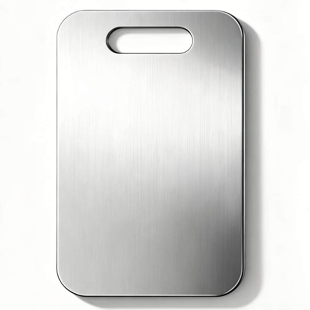 Titanium Cutting Board for Kitchen 14¡±x10¡± Large Double Sided | 100% Pure Titanium Metal Cutting Board | Durable Non-Porous Knife-Friendly Surface | Premium Kitchen Prep Board for Home & Professional Use