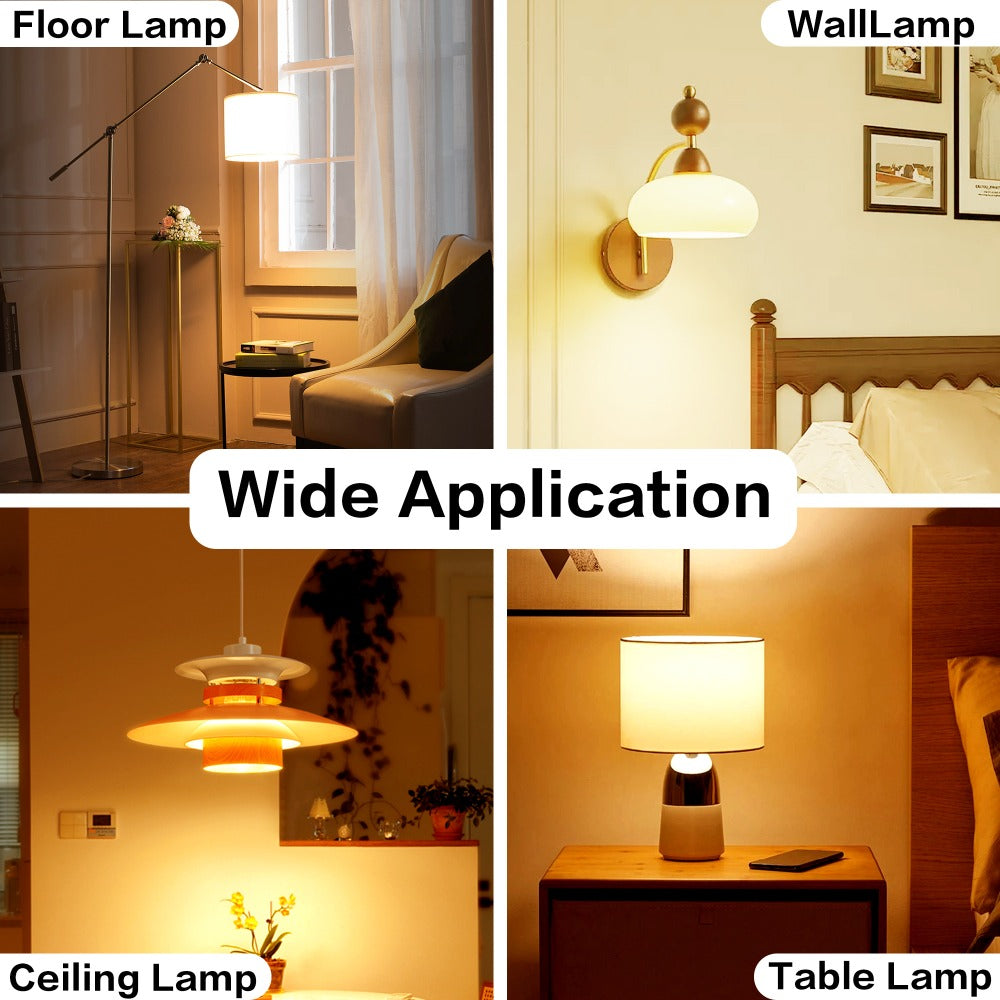 A19 LED Bulb 9W 800 Lumens 60W Equivalent 12 Pack ¨C E26 Base 80+ CRI Non-Dimmable Energy Efficient, Daylight 5000K Neutral 4000K Soft 3000K Warm White 2700K for Bedroom Office Study Home Lighting