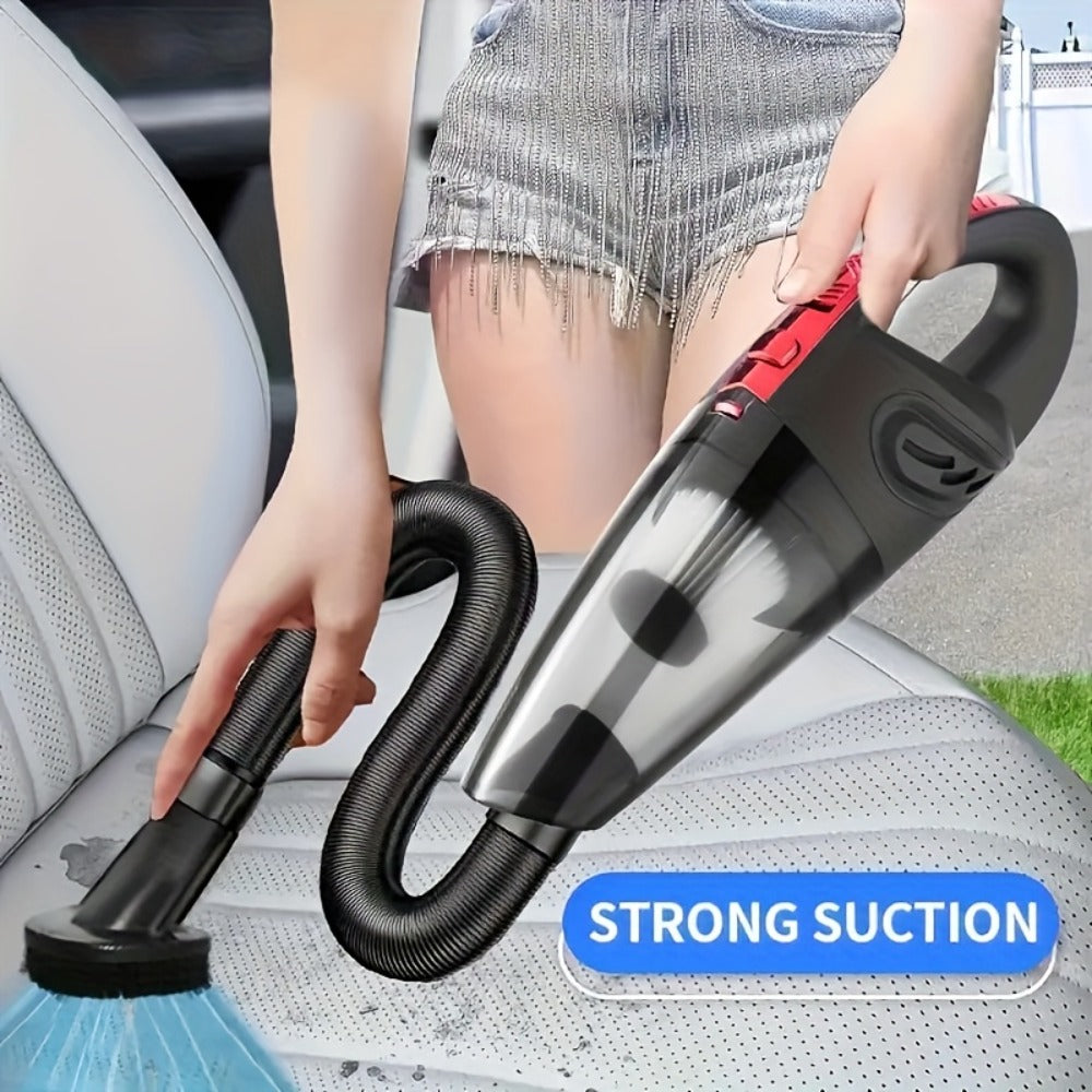 Handheld Vacuum Cleaner Cordless Portable USB Rechargeable Strong Suction Aluminum Fan Blade Mini Vacuum for Car Interior Home Office Desk Crevice Sofa Pet Hair Dust Crumbs